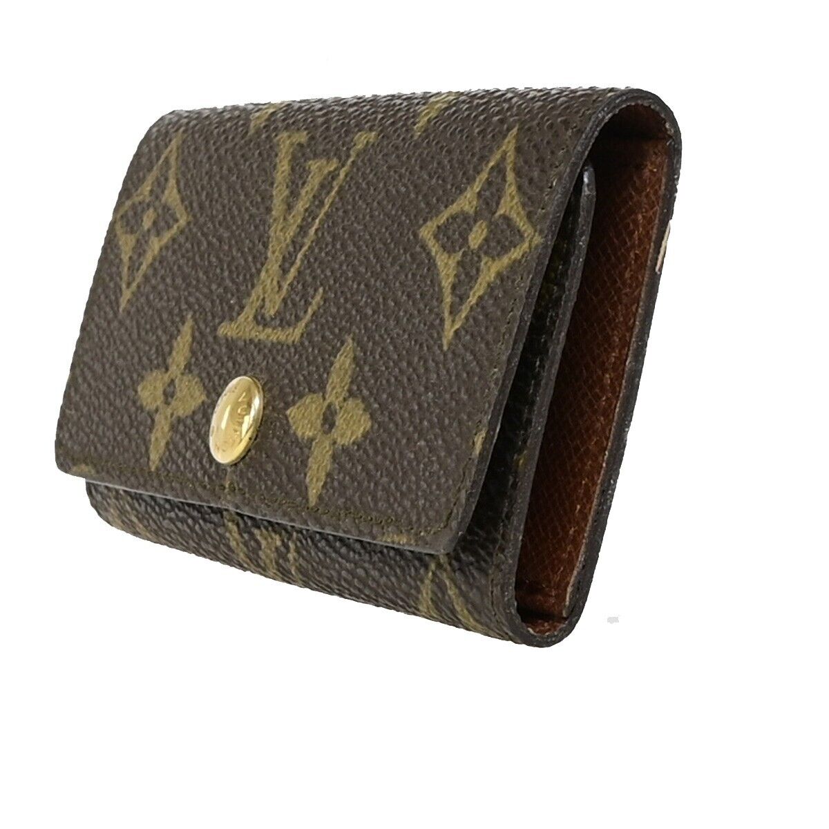 LOUIS VUITTON Multicles 4 Hooks Key Case Monogram Leather Brown M62631 04EB353