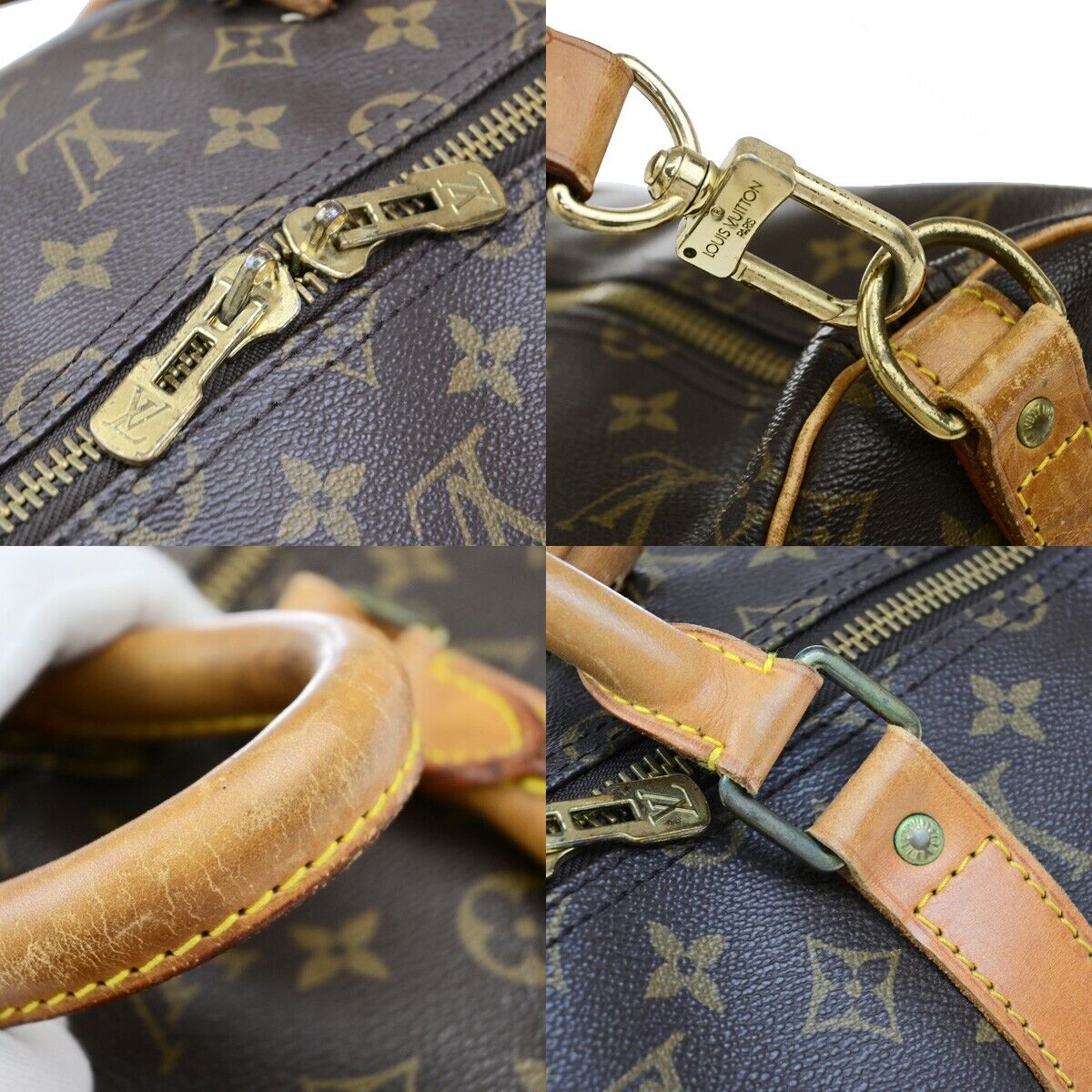 LOUIS VUITTON Keepall Bandouliere 55 2Way Hand Bag Monogram BN M41414 39ED967