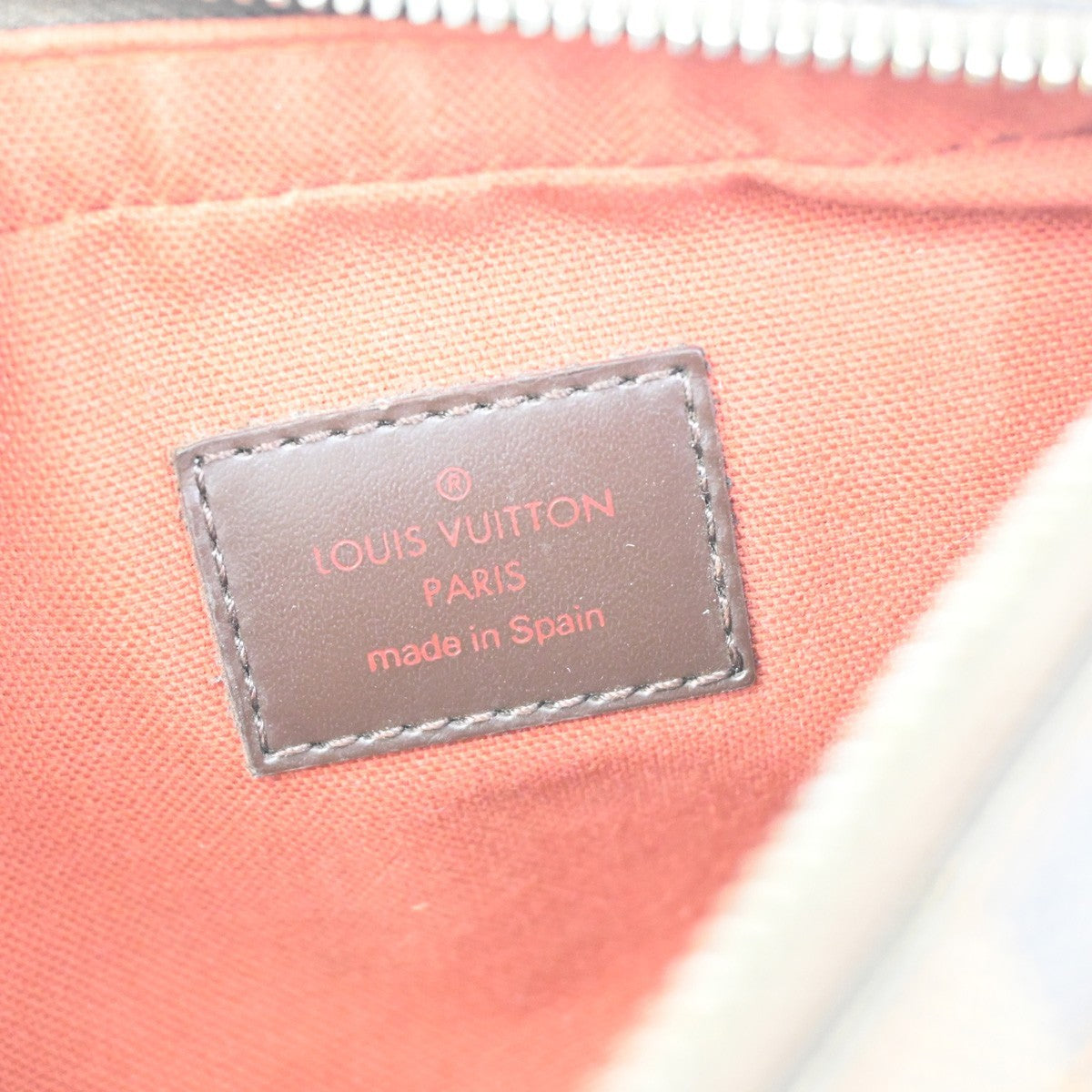 LOUIS VUITTON Geronimos Bum Body Bag Damier Leather Brown Spain N51994 71ZA286