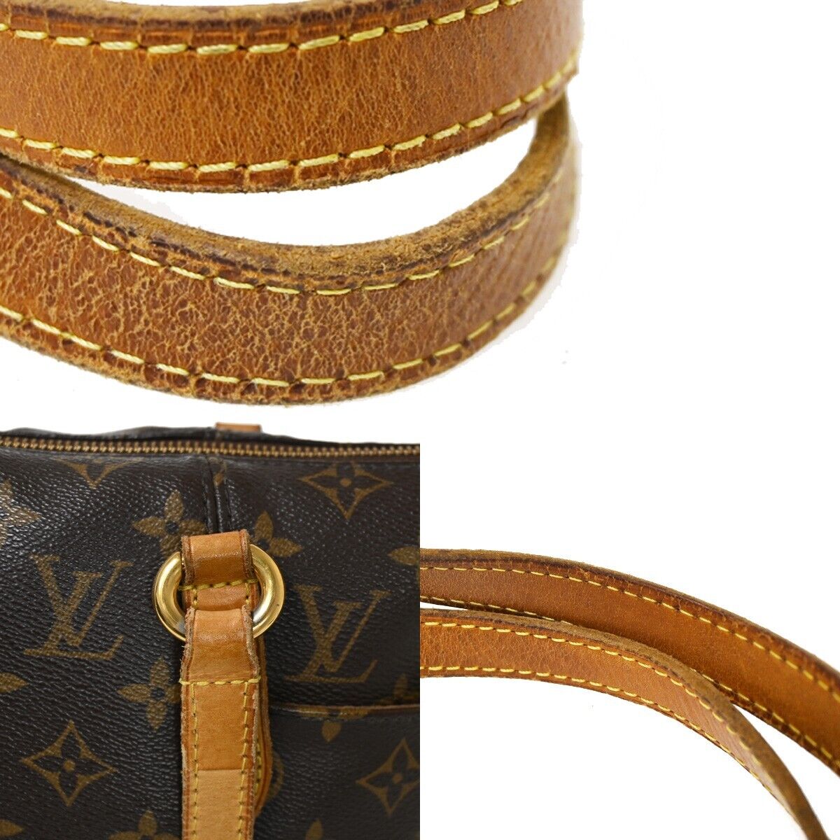 LOUIS VUITTON Logo Totally PM Shoulder Bag Monogram Leather BN M56688 97SH546