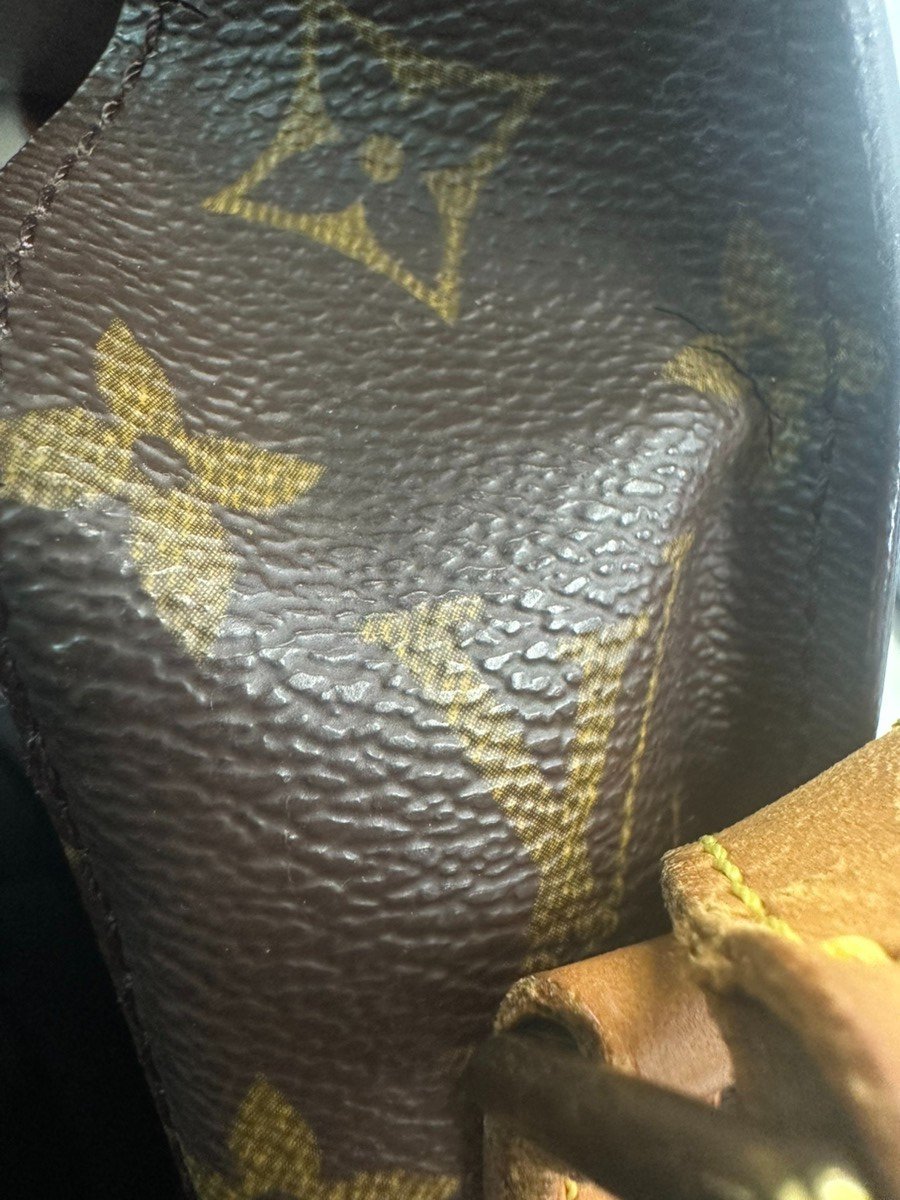 LOUIS VUITTON Saint Cloud GM Shoulder Bag Monogram Leather Brown M51242 80CA689