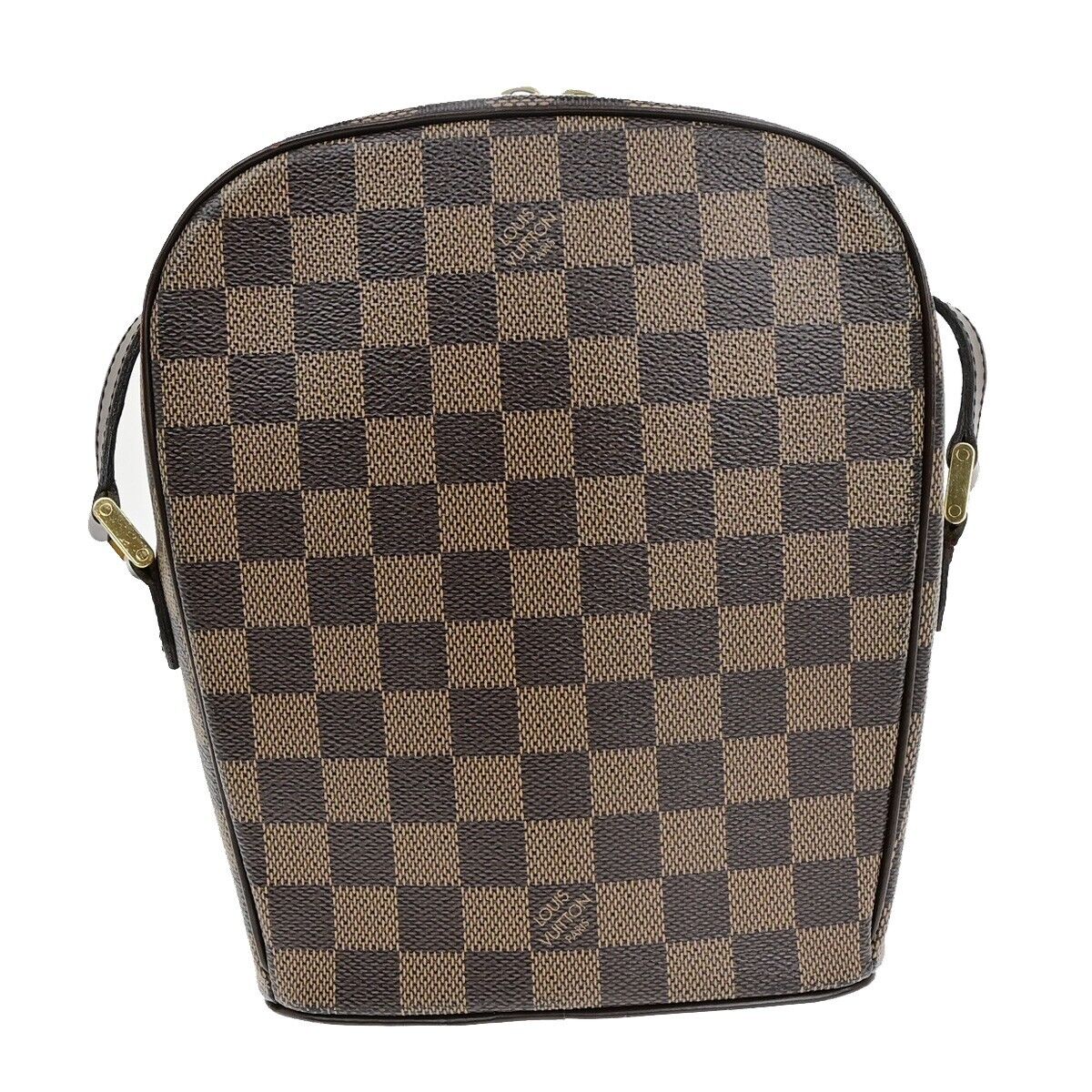LOUIS VUITTON Ipanema PM Shoulder Bag Damier Ebene Leather Brown N51294 25EC326