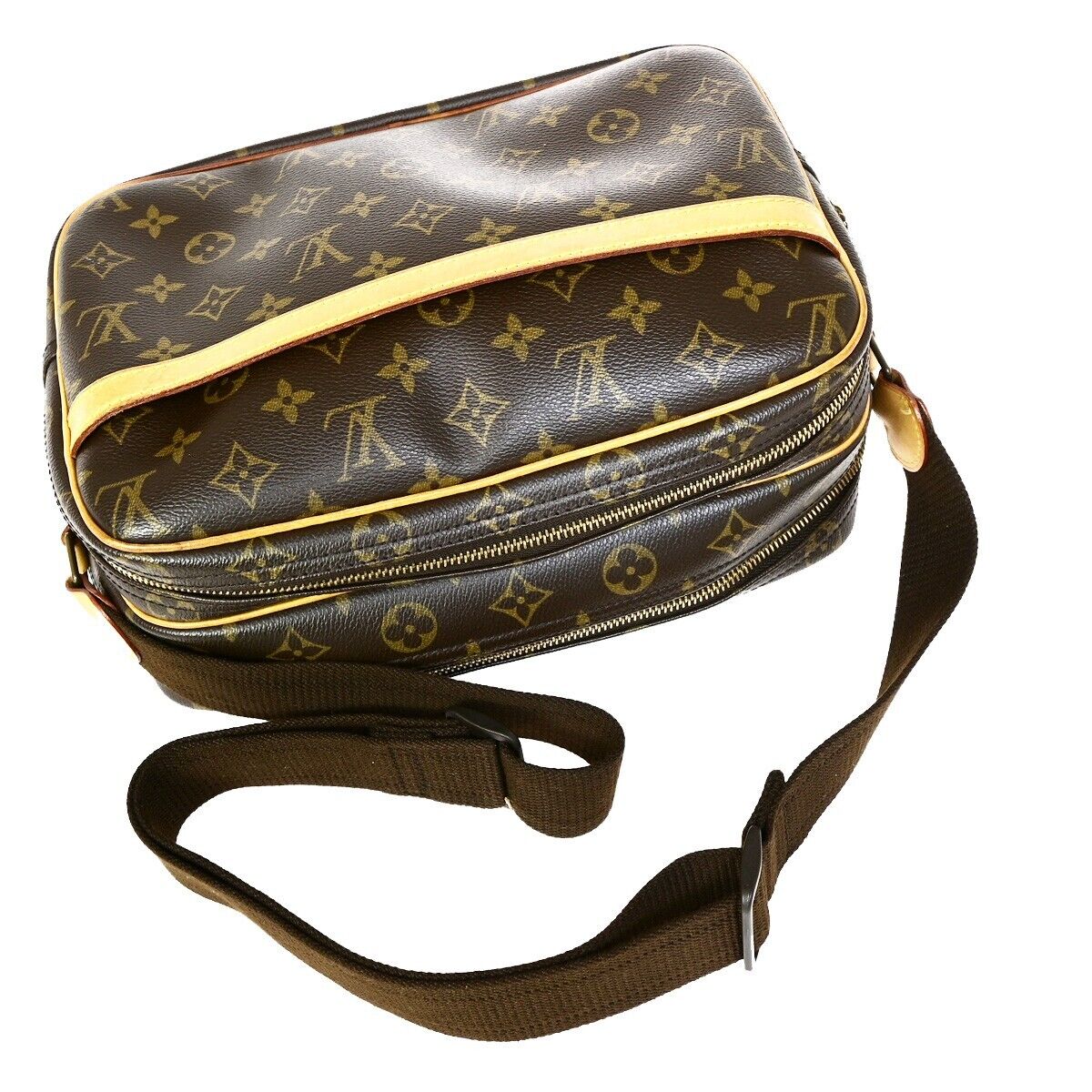 LOUIS VUITTON Reporter PM Crossbody Shoulder Bag Monogram Leather M45254 18EB388
