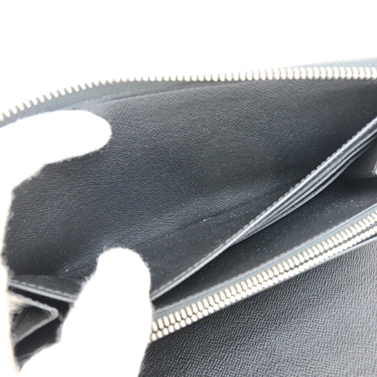 LOUIS VUITTON Zippy Organizer Long Bifold Wallet Damier Graphite N63077 14KA398