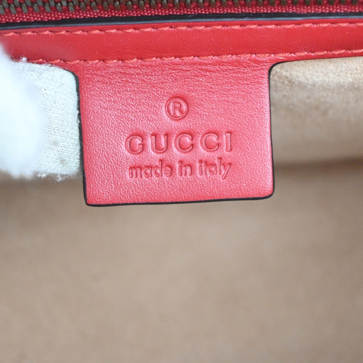 GUCCI Bee Queen Margaret Logo 2way Shoulder Hand Bag Leather GHW Italy 29RL718
