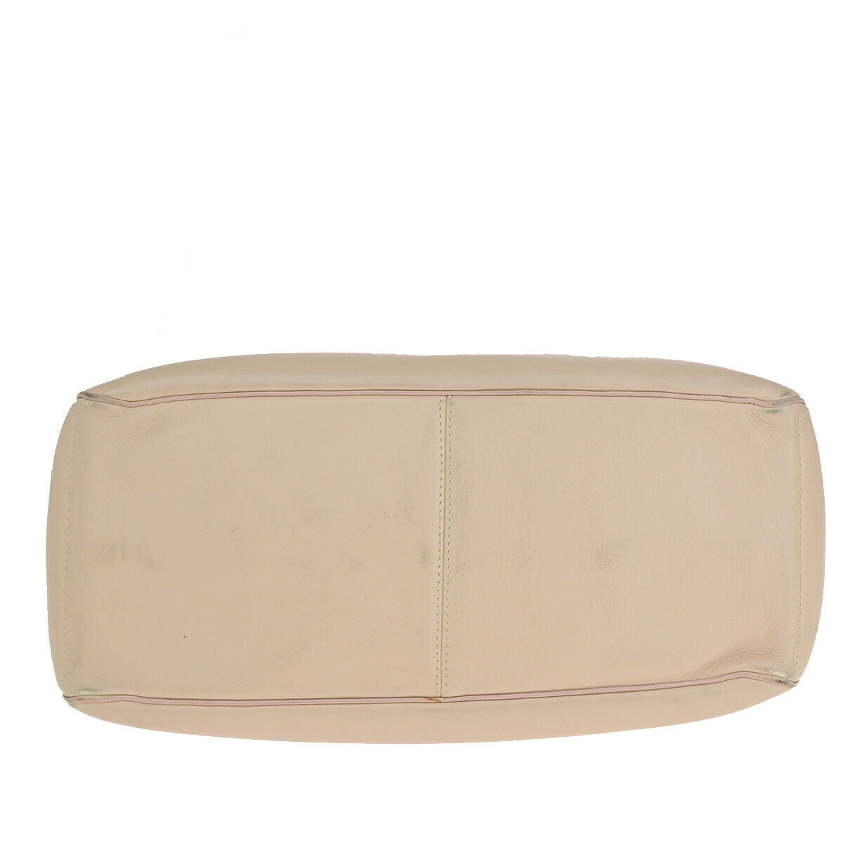 CELINE Logo Boogie Macadam Hand Bag Leather Light Pink SHW Italy 63YF055