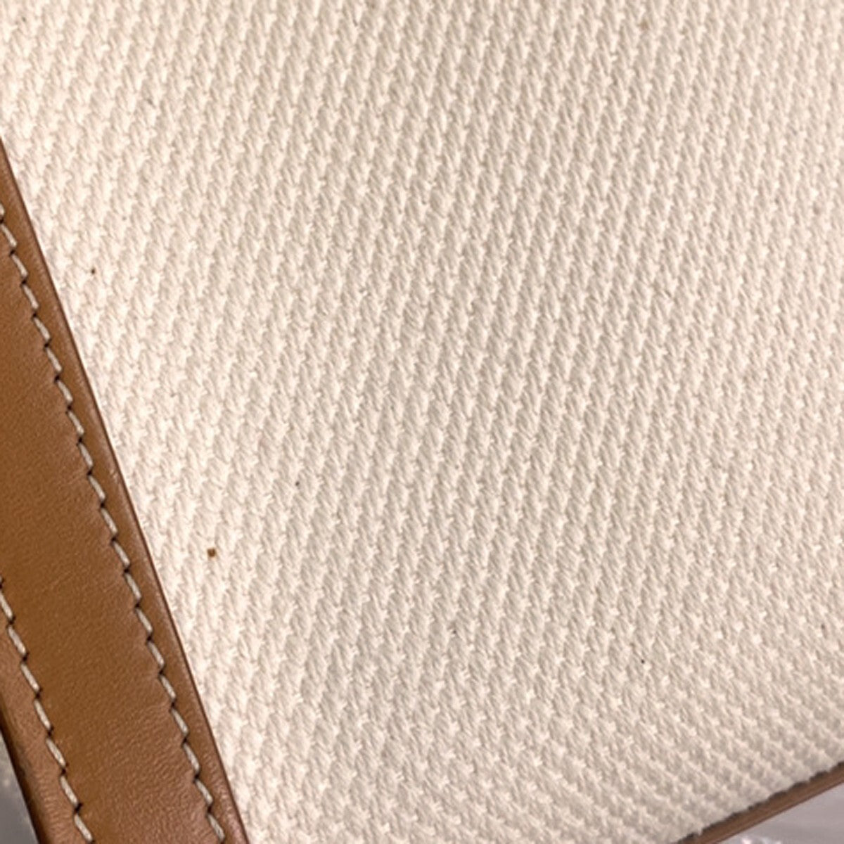 CELINE Logo Vertical Cabas 2Way Mini Hand Tote Bag Canvas Leather Brown 667RK640