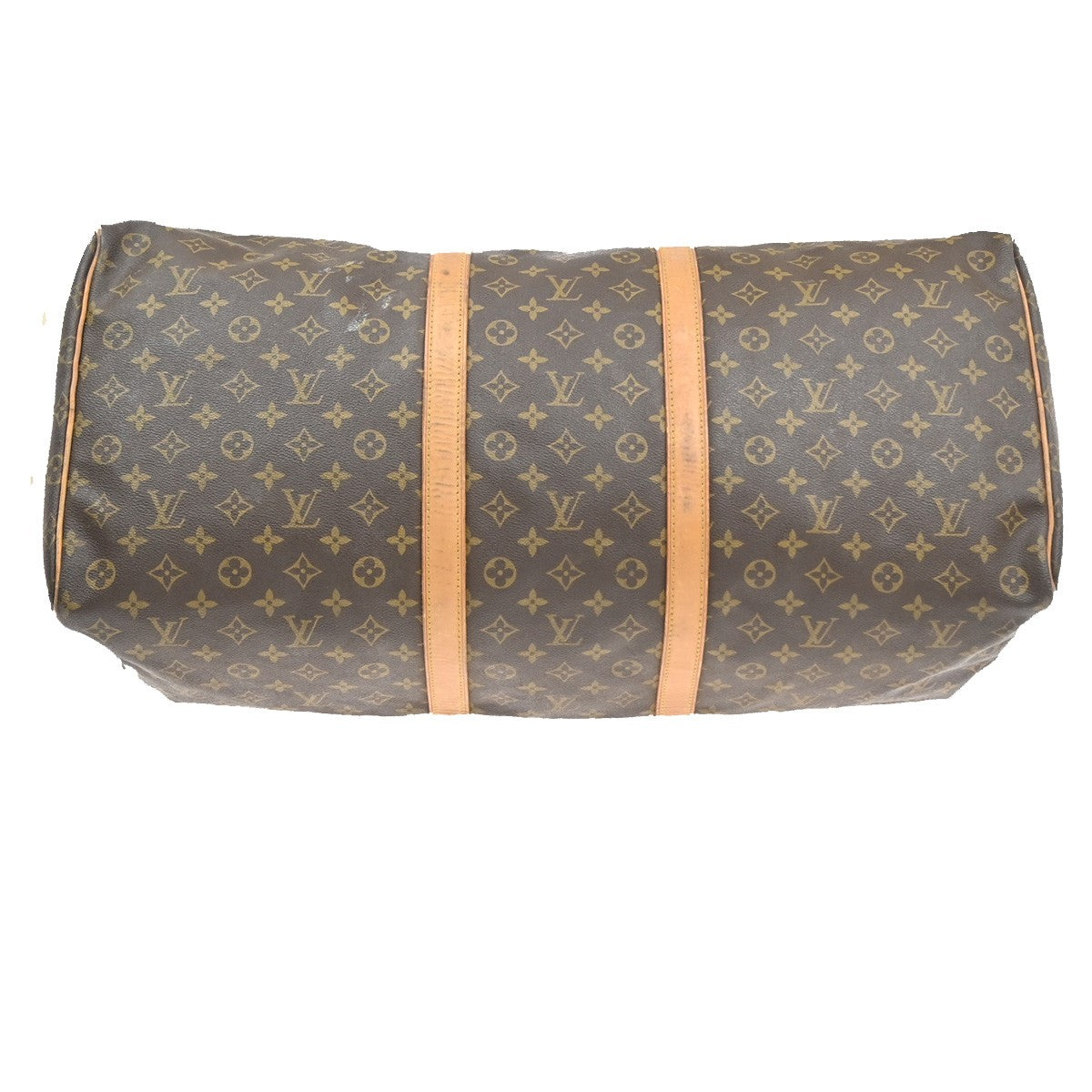 LOUIS VUITTON Keepall 60 Travel Hand Bag Monogram Leather Brown M41422 35YH344