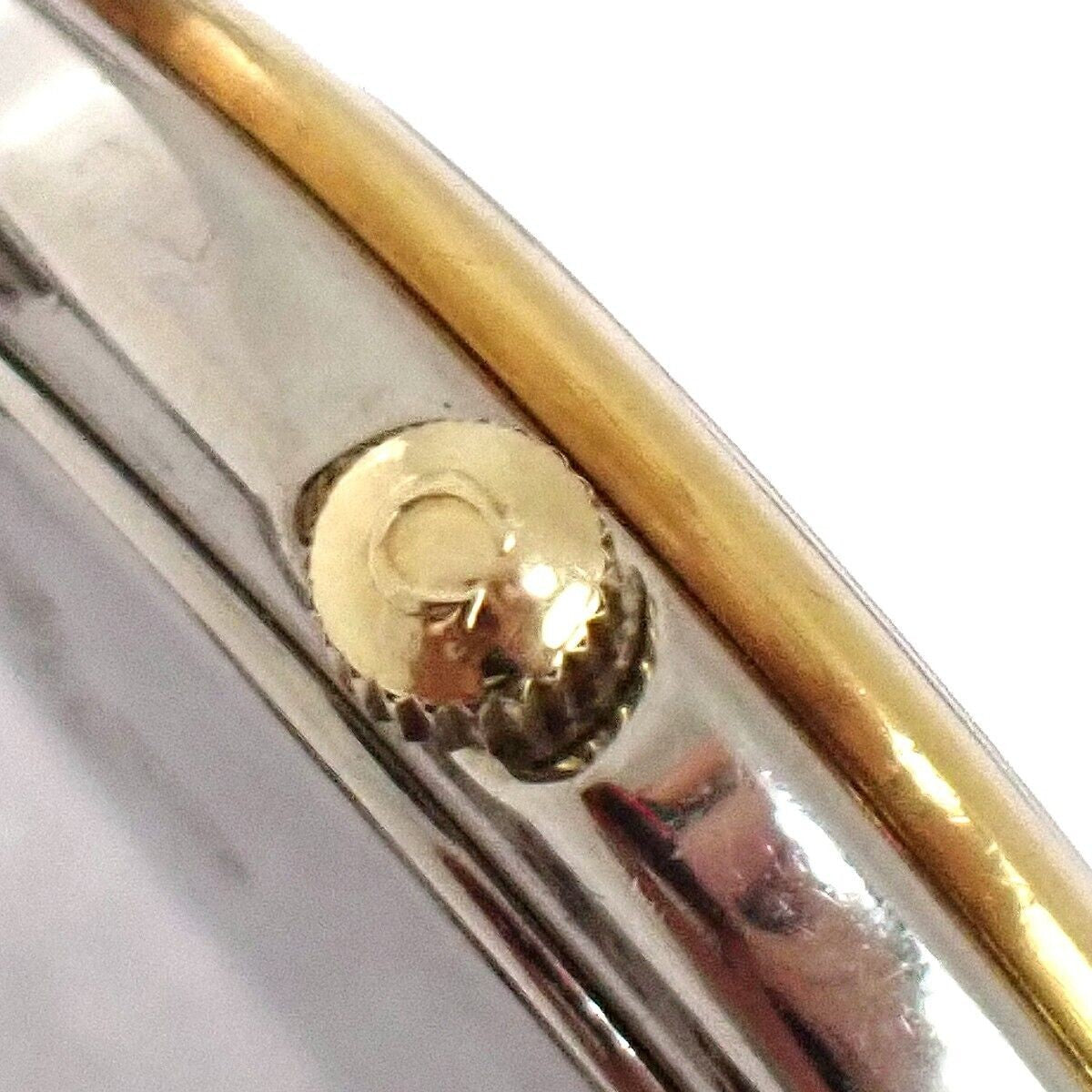 OMEGA DE VILLE SYMBO﻿L Quartz Wrist Watch 23mm SS Yellow Gold 4260.13.00...