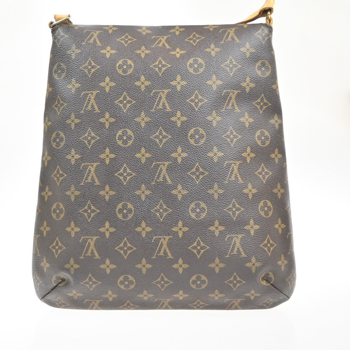 LOUIS VUITTON Musette Shoulder Bag Monogram Leather Brown France M51256 70KC720