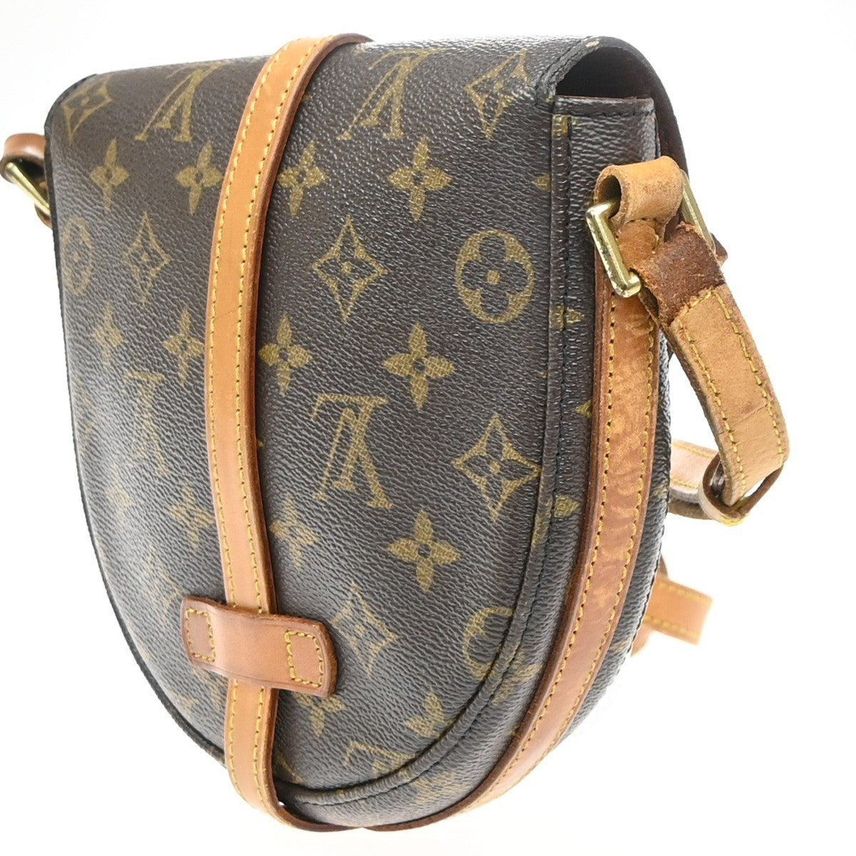 LOUIS VUITTON Chantilly PM Shoulder Bag Monogram Leather Brown M51234 67MA538