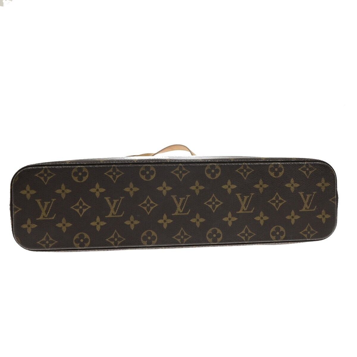 LOUIS VUITTON Logo Luco Shoulder Tote Bag Monogram Leather Brown M51155 34ED939
