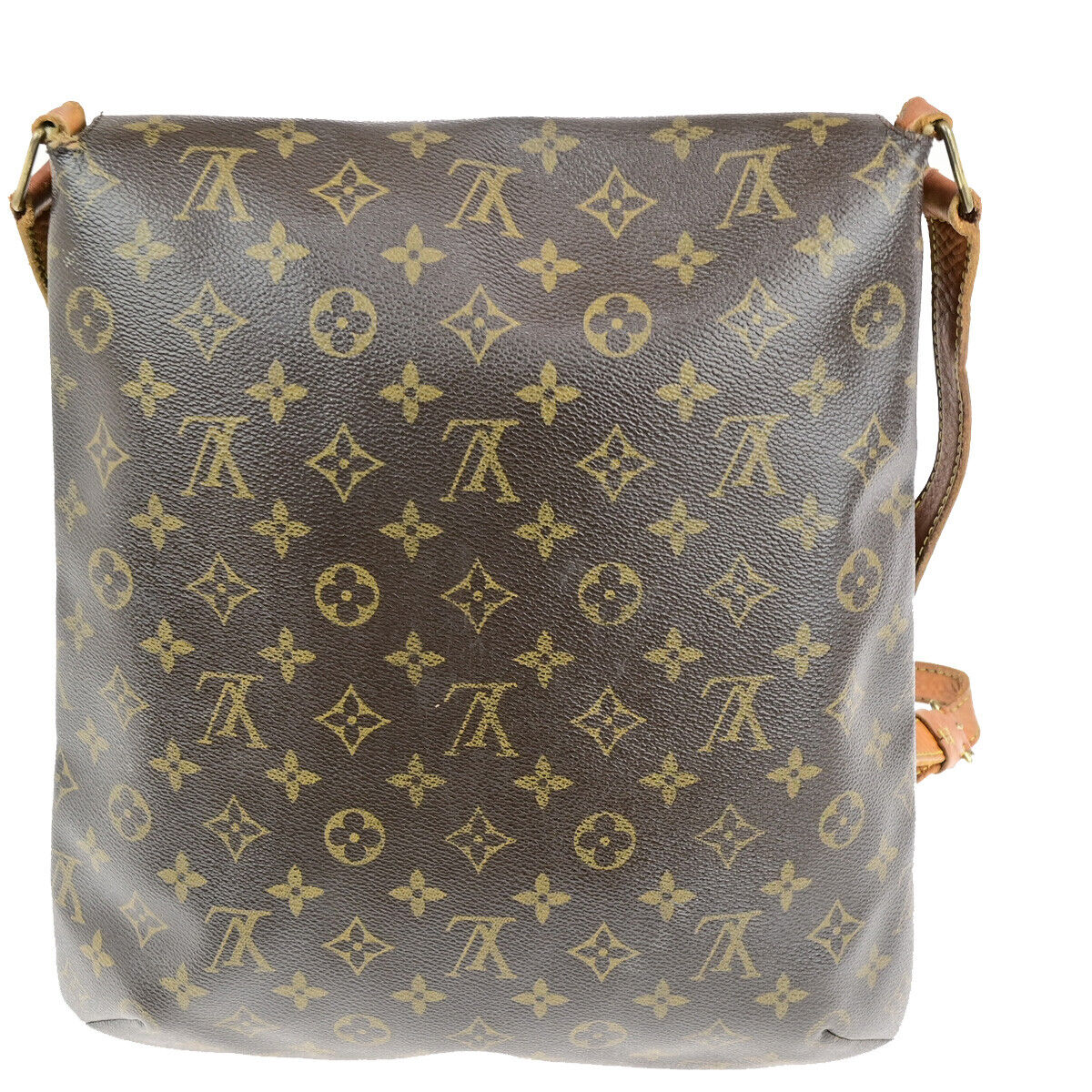 LOUIS VUITTON Musette Shoulder Bag Monogram Leather Brown France M51256 31SJ562