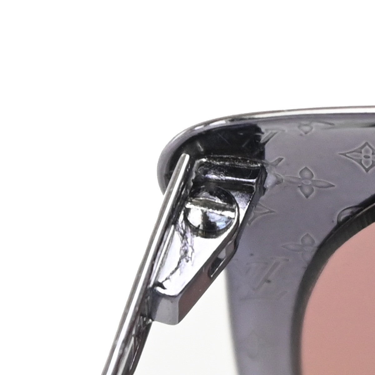 LOUIS VUITTON Monogram Vertigo Sunglasses Plastic Metal Z0965U Multi 30RL210