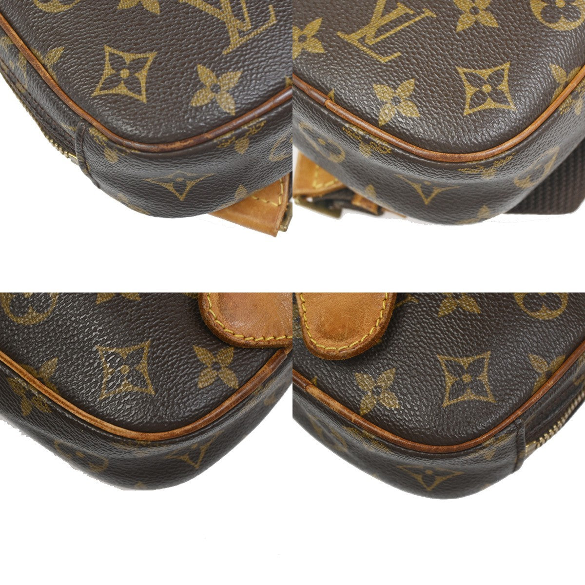 LOUIS VUITTON Pochette Gange Shoulder Bag Monogram Brown Spain M51870 35ZA343