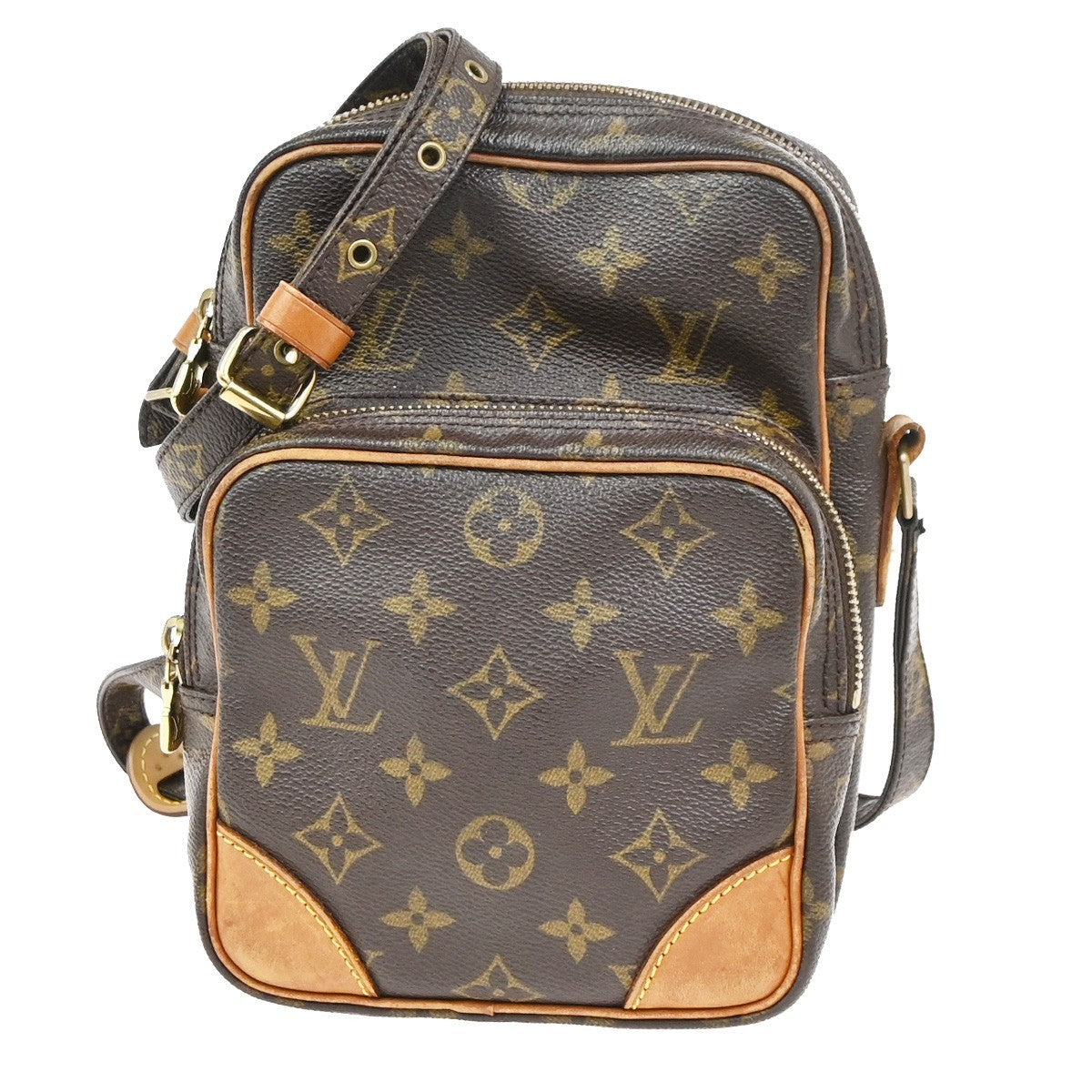 LOUIS VUITTON Amazon Crossbody Shoulder Bag Monogram Leather BN M45236 86KC697