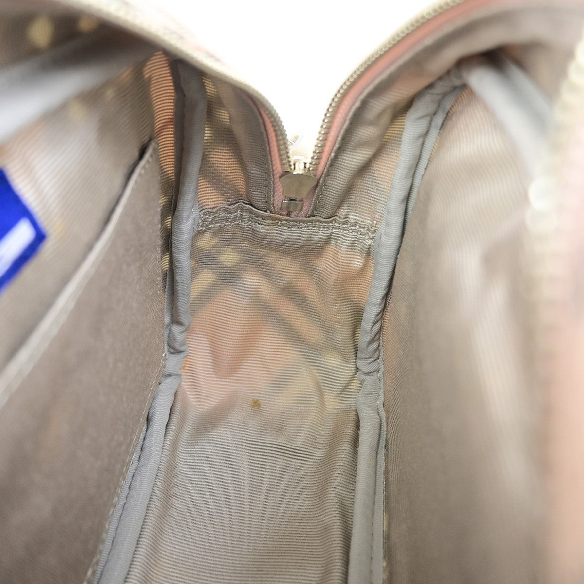 BURBERRY Blue Label Nova Check Shoulder Bag Canvas Leather Pink SHW 69YJ269