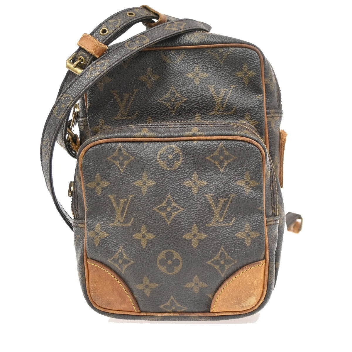 LOUIS VUITTON Amazon Crossbody Shoulder Bag Monogram Leather BN M45236 05CB007