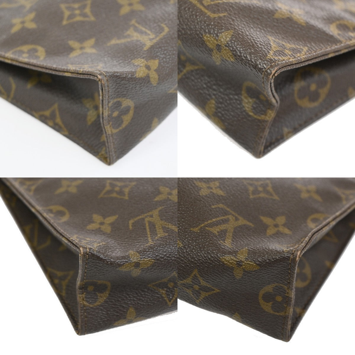 LOUIS VUITTON Poche Toilette 26 Clutch Pouch Bag Monogram Leather M47542 66CA762