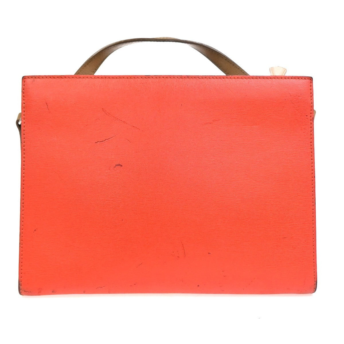 FENDI Demi Jour 2Way Shoulder Hand Bag Leather Tri Color BN RD BE SHW 64TA615