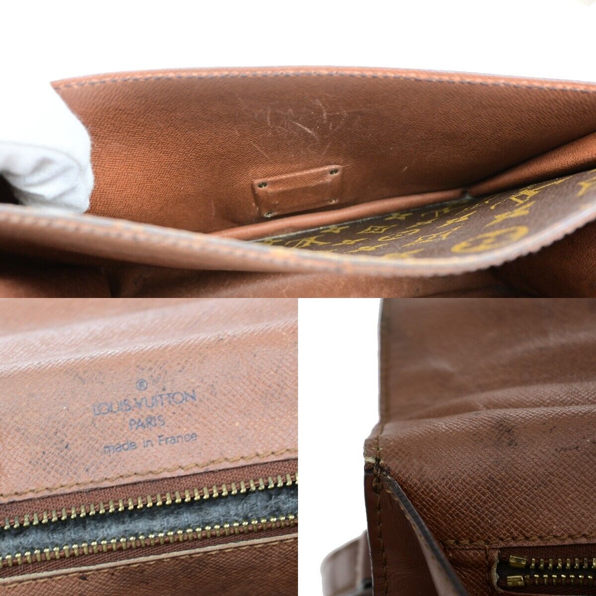 LOUIS VUITTON Monceau 28 2Way Shoulder Hand Bag Monogram Leather M51185 38EE005