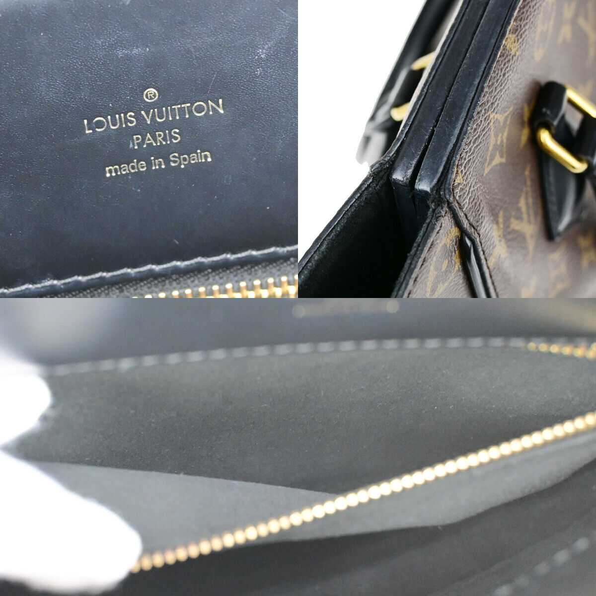 LOUIS VUITTON Phoenix PM 2Way Hand Bag Monogram Leather Brown BK M41538 601YG804