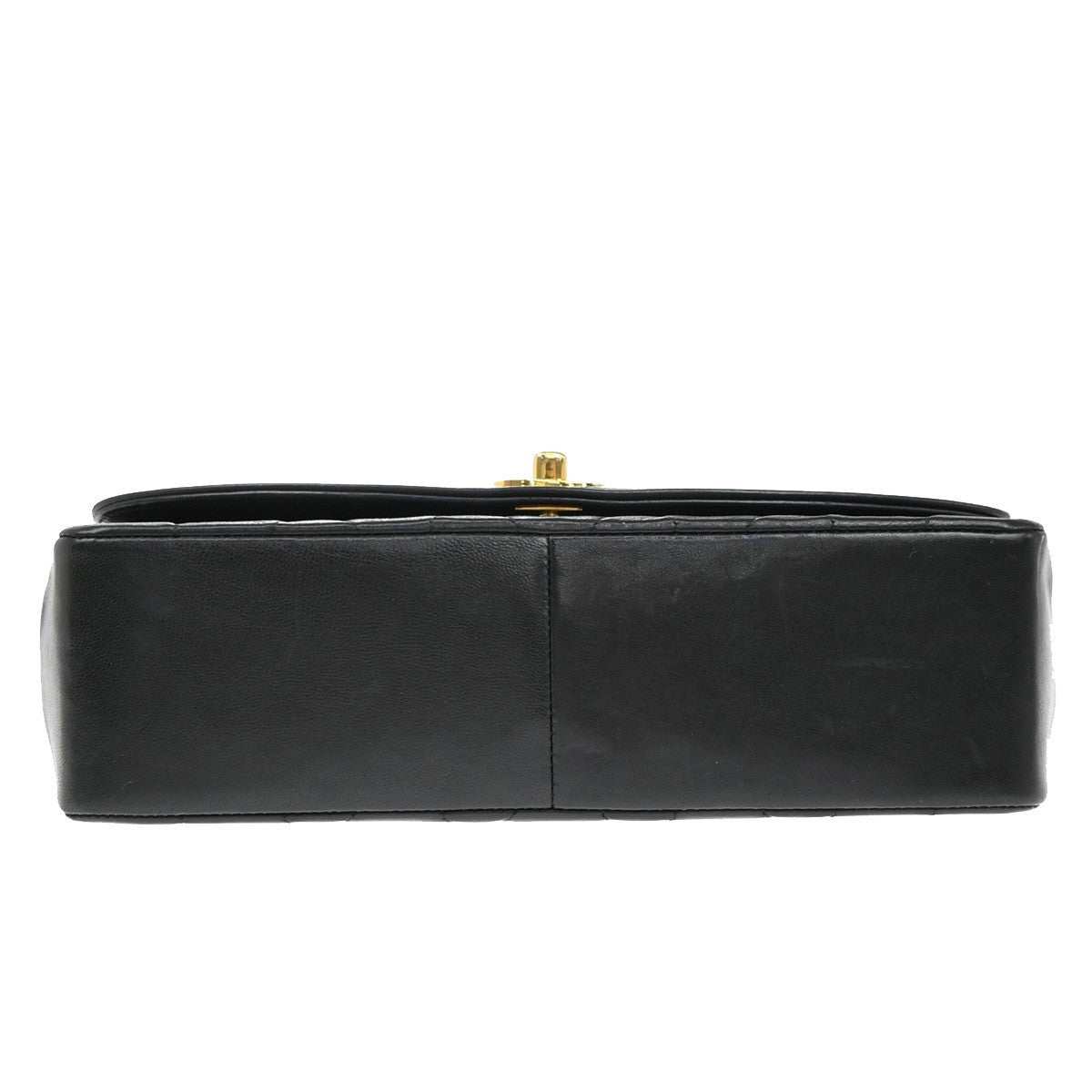 CHANEL Diana Matelasse 25 Chain Shoulder Bag Leather Black GHW Vintage 342RF657