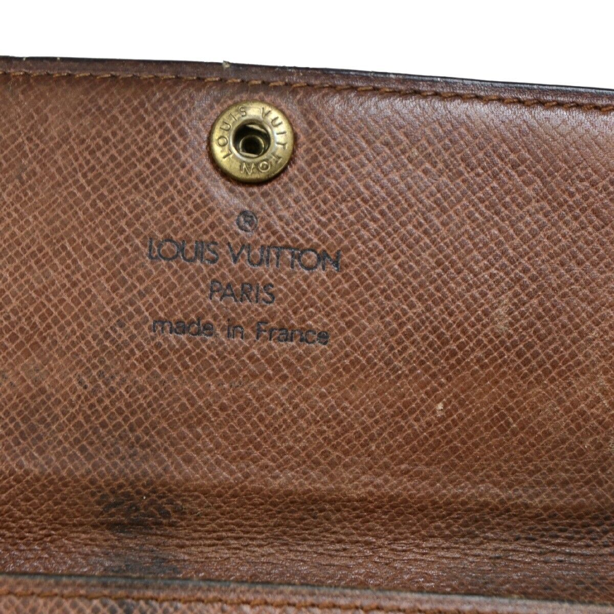 LOUIS VUITTON 5 Set Long Wallet Coin Key Case Monogram Leather Brown 35KA343