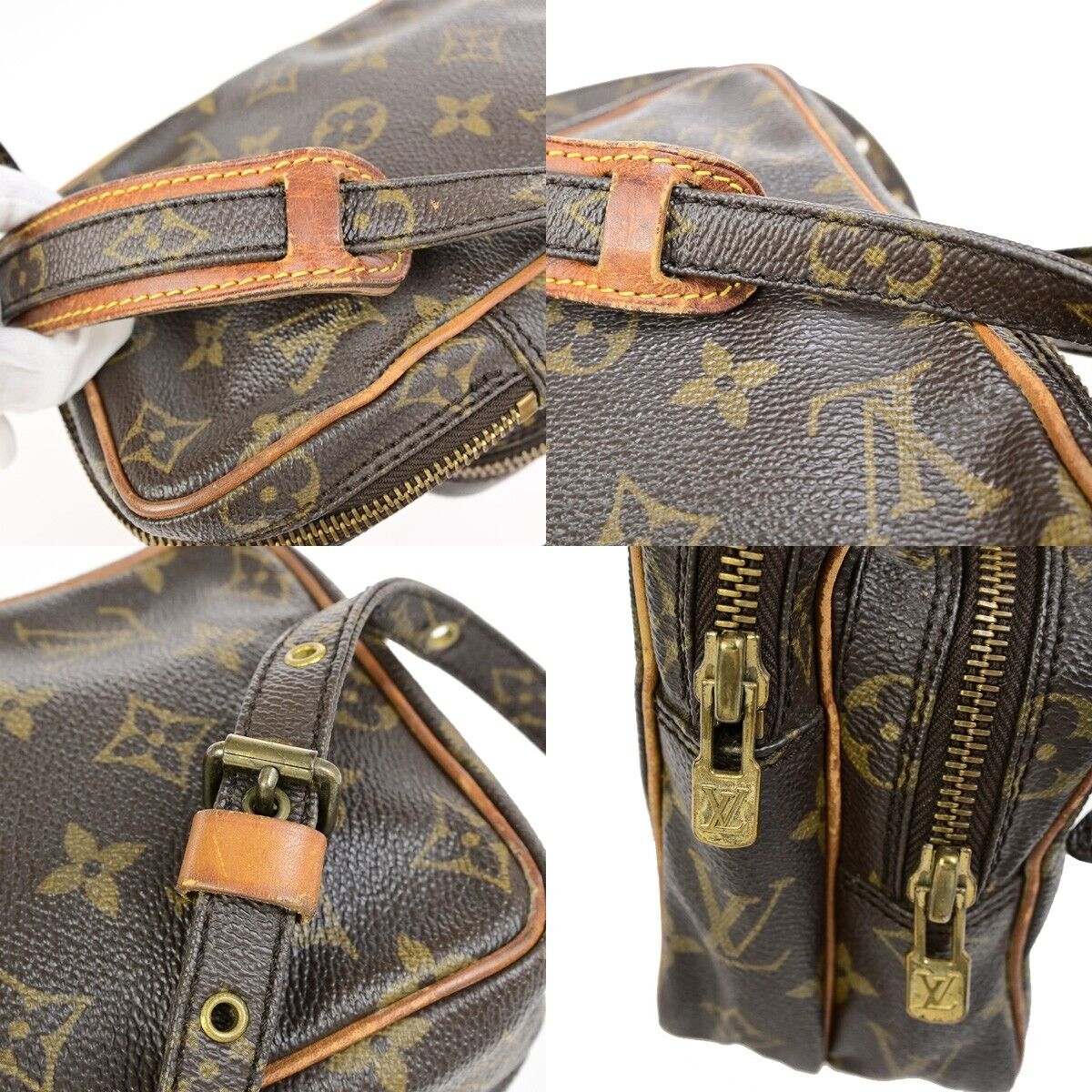 LOUIS VUITTON Mini Amazon Shoulder Bag Monogram Leather Brown M45238 63FB209