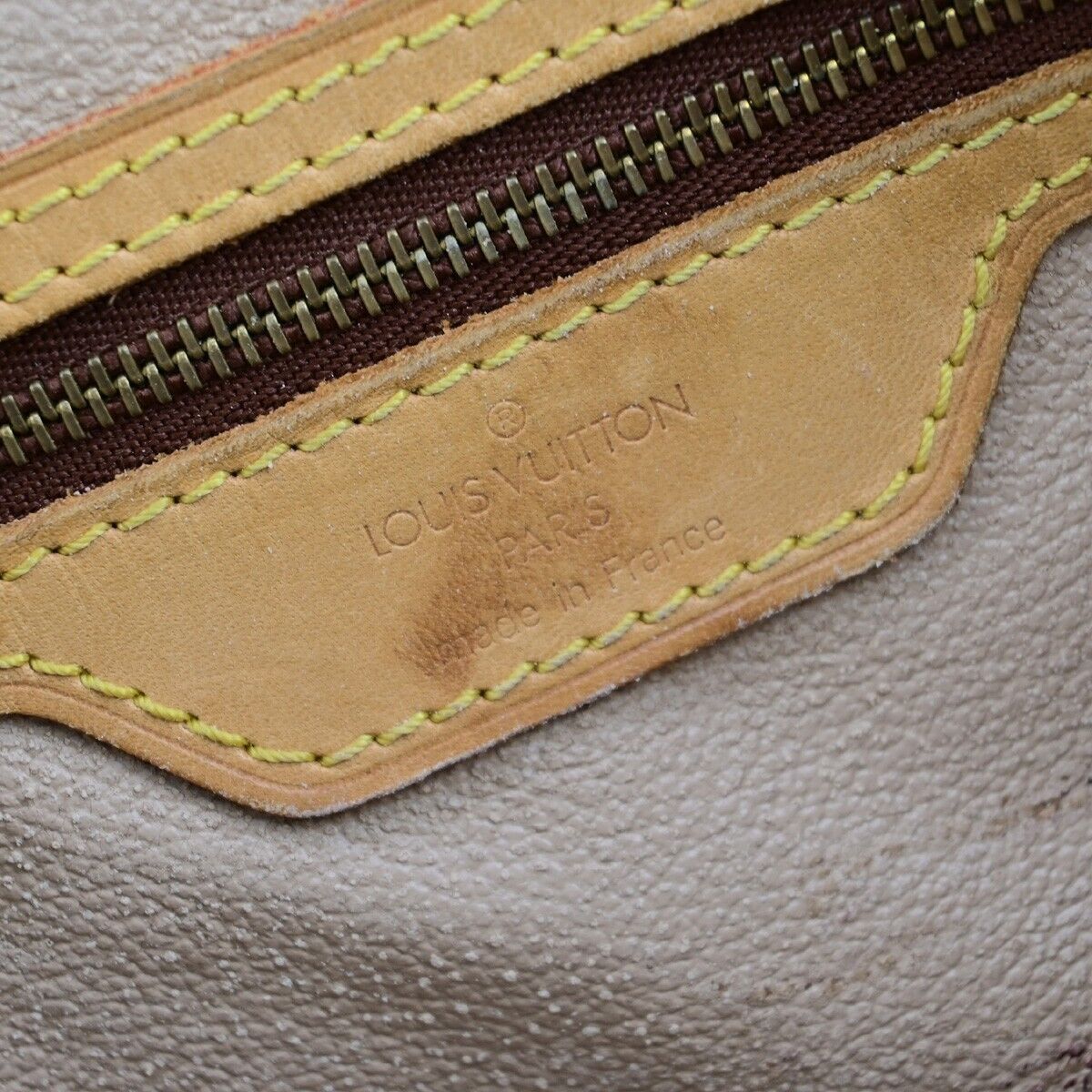 LOUIS VUITTON BUCKET GM Shoulder Tote Bag Monogram Leather Brown M42236 31ED302