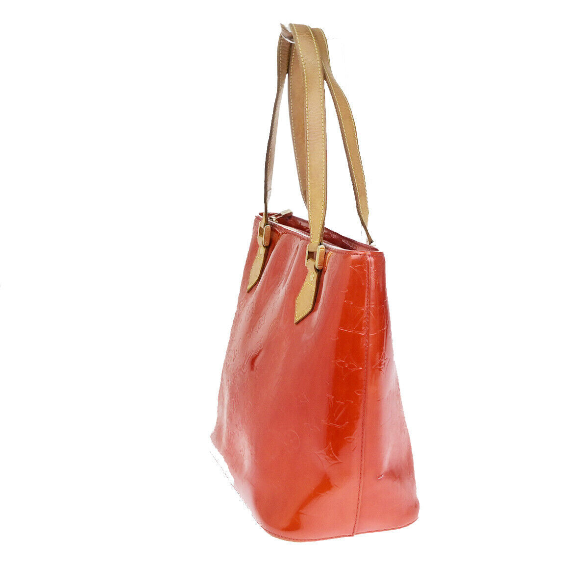 LOUIS VUITTON Houston Shoulder Bag Monogram Vernis Rouge M91092 60YF418