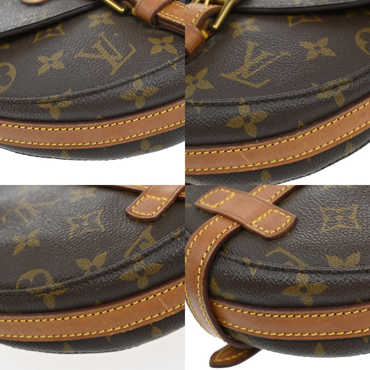 LOUIS VUITTON Chantilly PM Shoulder Bag Monogram Leather Brown M51234 30EF840