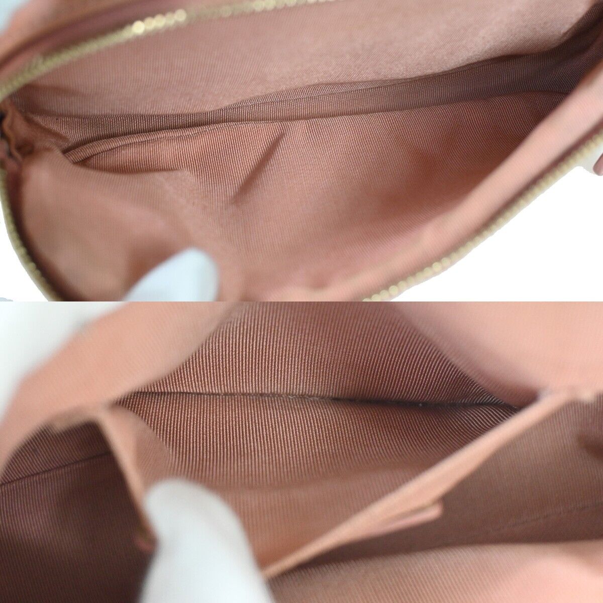 CHANEL CC Matelasse Mini Chain Shoulder Bag Leather Pink GHW Italy 323RH639