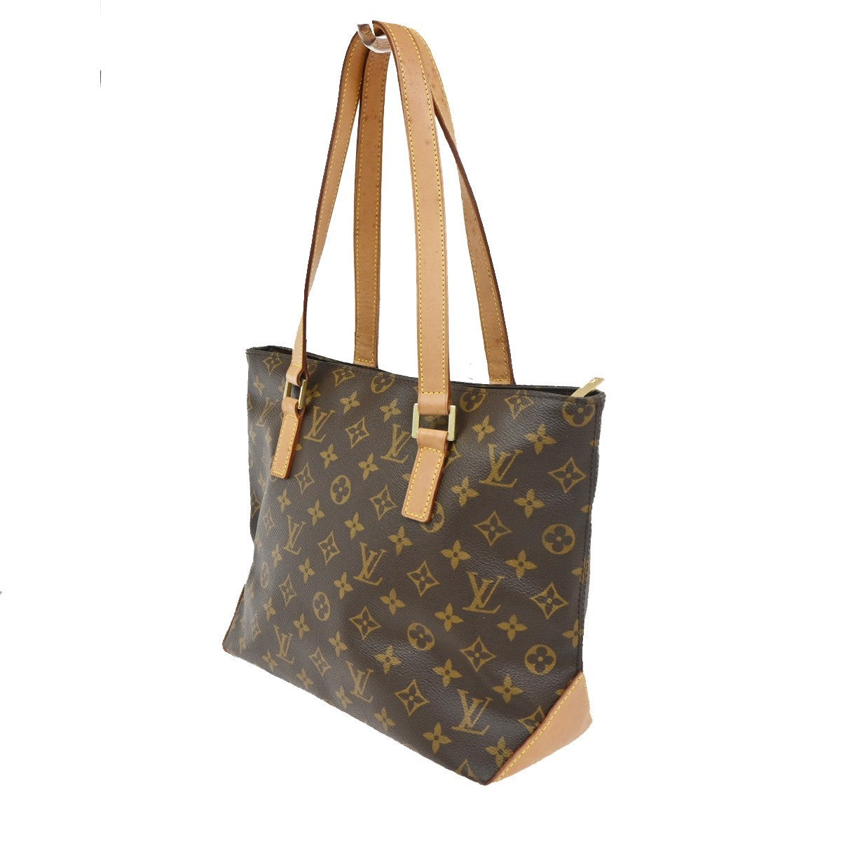 LOUIS VUITTON Cabas Piano Shoulder Bag Monogram Leather Brown M51148 28CA579
