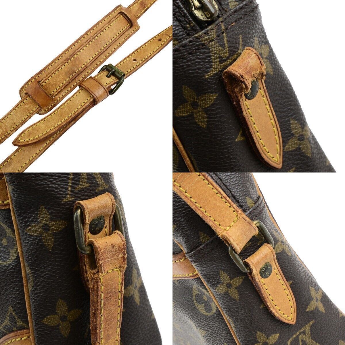 LOUIS VUITTON Trocadero 27 Shoulder Bag Monogram Leather Brown M51274 04ED333