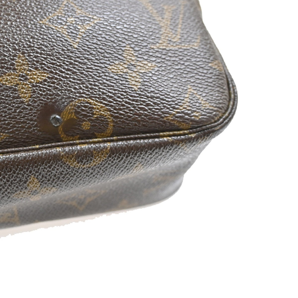 LOUIS VUITTON Trousse Toilette 28 Clutch Hand Bag Monogram Brown M47522 09SA055