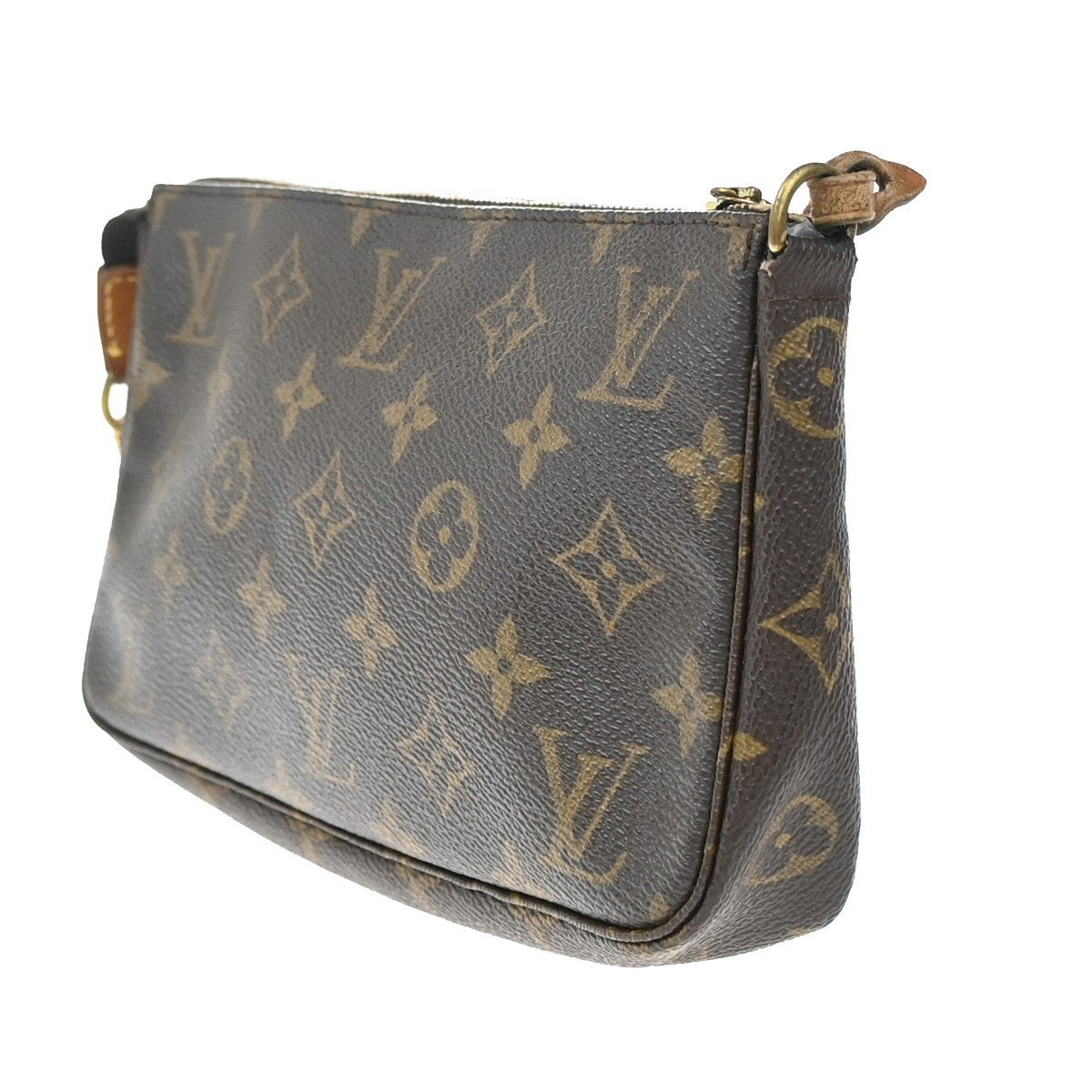 LOUIS VUITTON Pochette Accessoires Hand Bag Monogram Leather BN M51980 84KP295