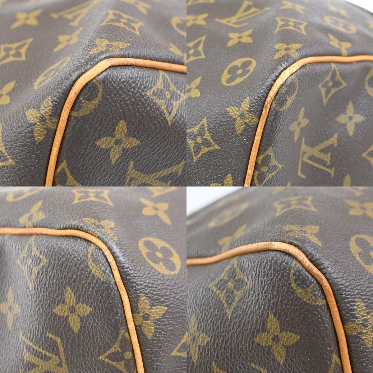 LOUIS VUITTON Keepall 60 Travel Hand Bag Monogram Leather Brown M41422 75CA806