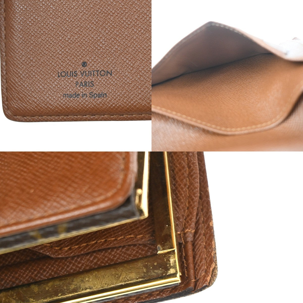 LOUIS VUITTON Portefeuille Viennois Bifold Wallet Monogram Brown M61674 30CA991