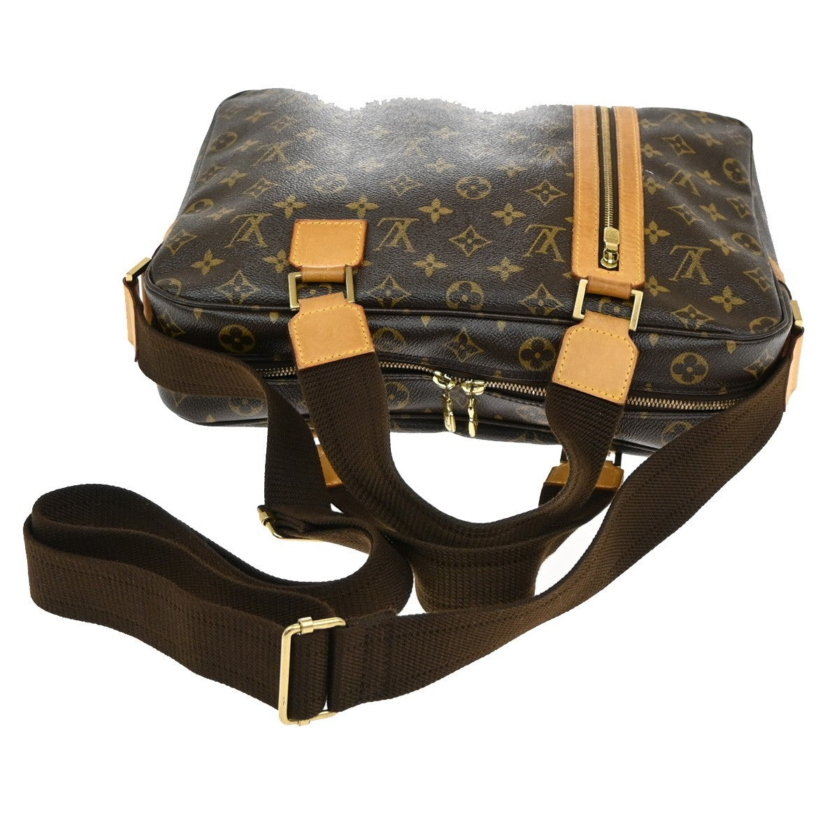 LOUIS VUITTON Sac Bosphore 2way Hand Bag Monogram Leather Brown M40043 54KB415