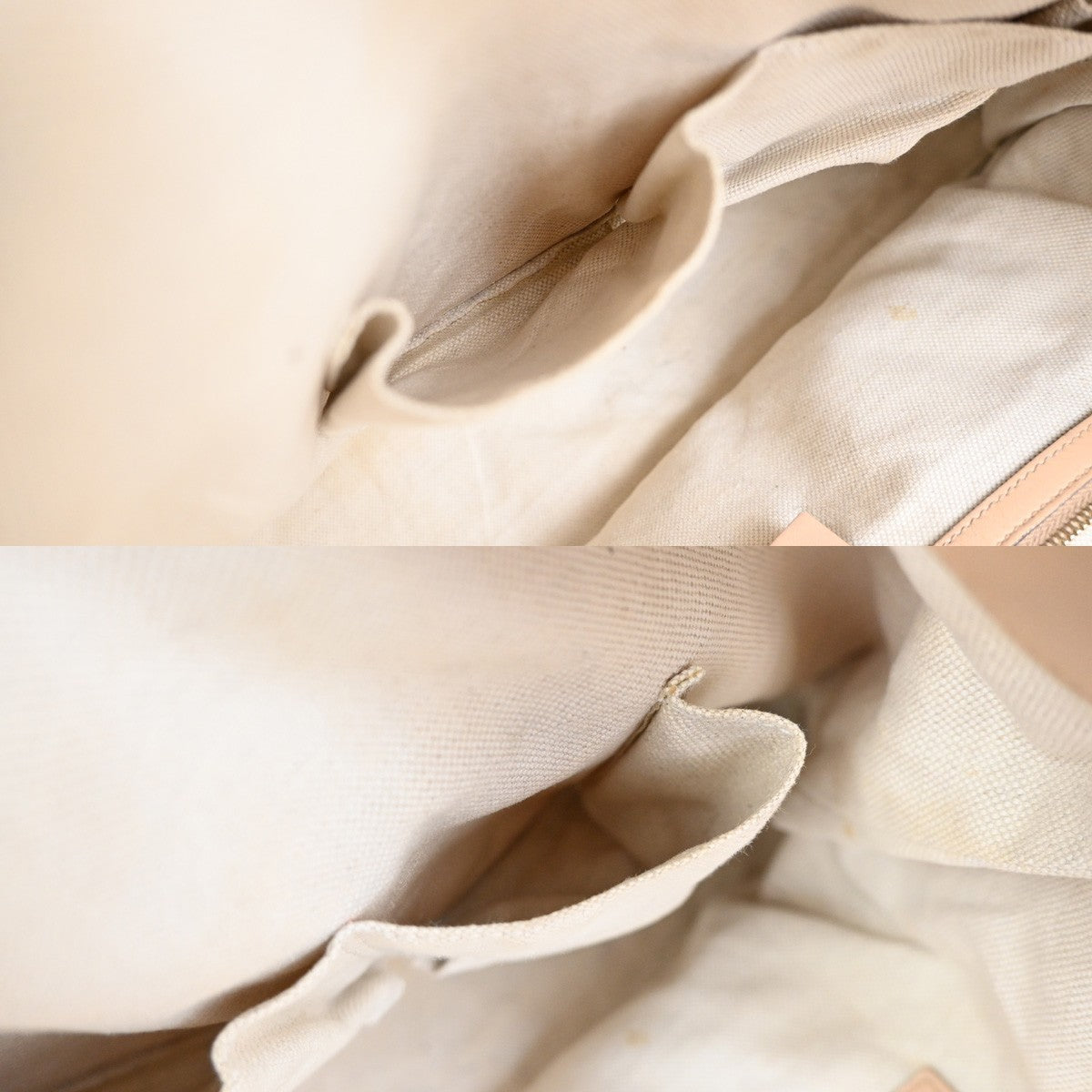 GUCCI Logo Lovely GG Pattern Tote Hand Bag Canvas leather PK BE Italy 80MA602