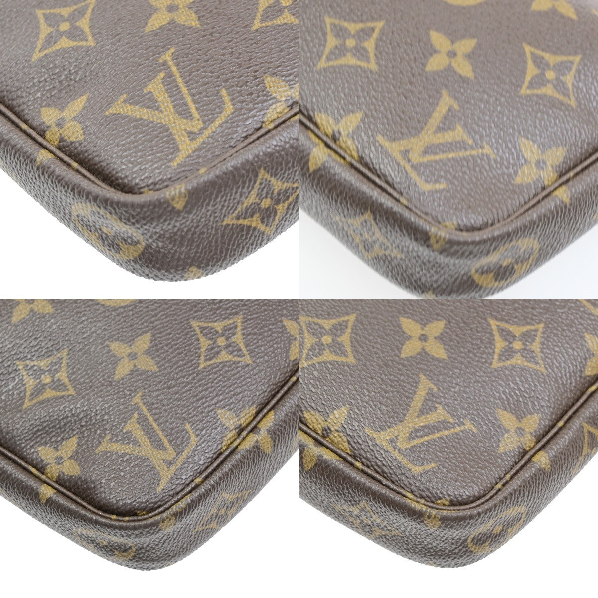 LOUIS VUITTON Pochette Accessoires Hand Bag Monogram Leather BN M51980 16PA101