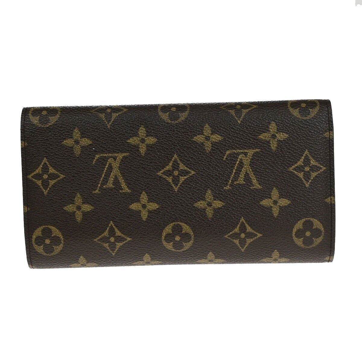 LOUIS VUITTON International Long Trifold Wallet Monogram Leather M61215 84EB693