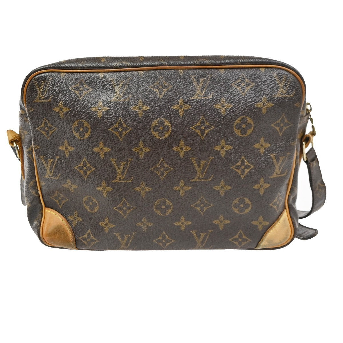 LOUIS VUITTON Nile Crossbody Shoulder Bag Monogram Leather Brown M45244 35CB012