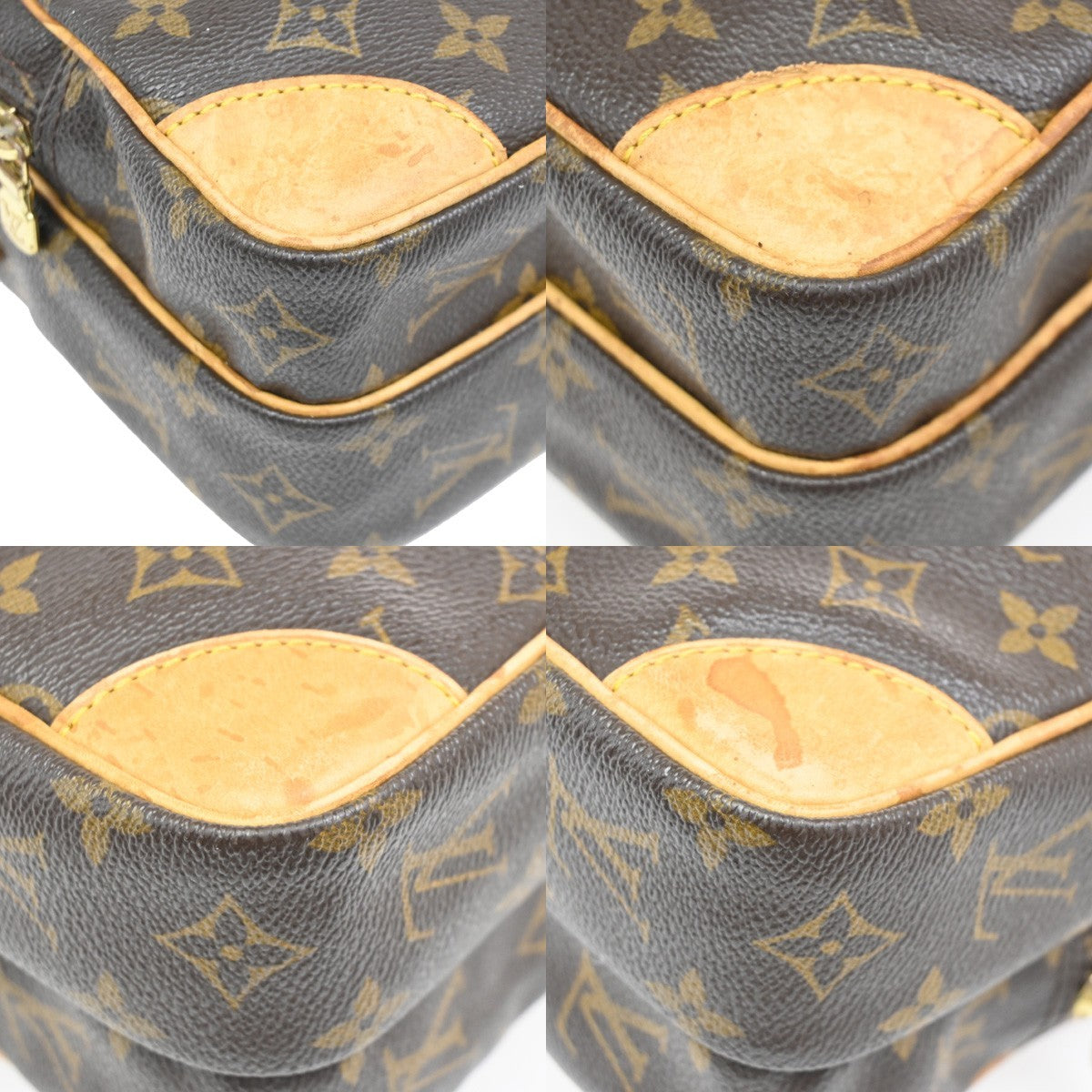 LOUIS VUITTON Amazon Shoulder Bag Monogram Leather Brown M45236 30TA041