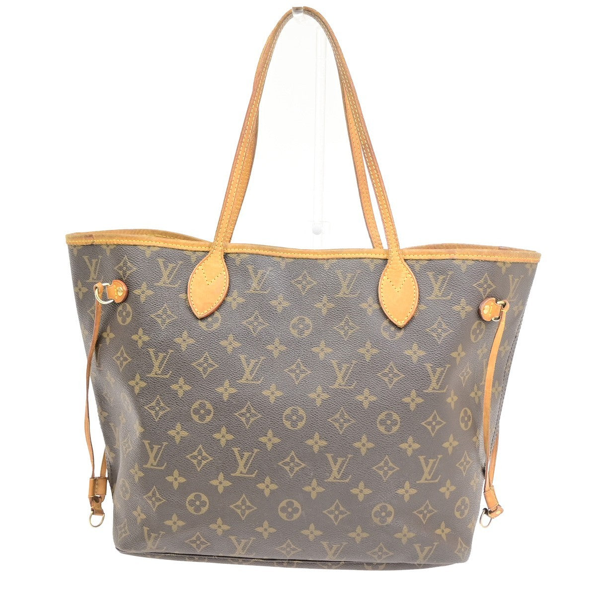 LOUIS VUITTON Neverfull MM Shoulder Tote Bag Monogram Leather BN M40156 14YJ237