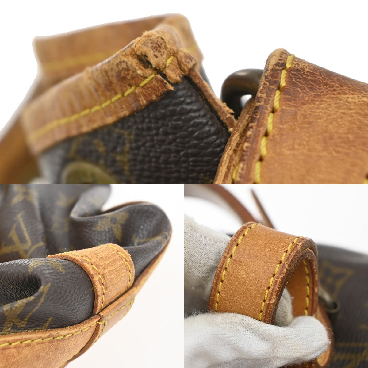 LOUIS VUITTON Noe GM Drawstring Shoulder Bag Monogram Leather BN M42224 30YJ214