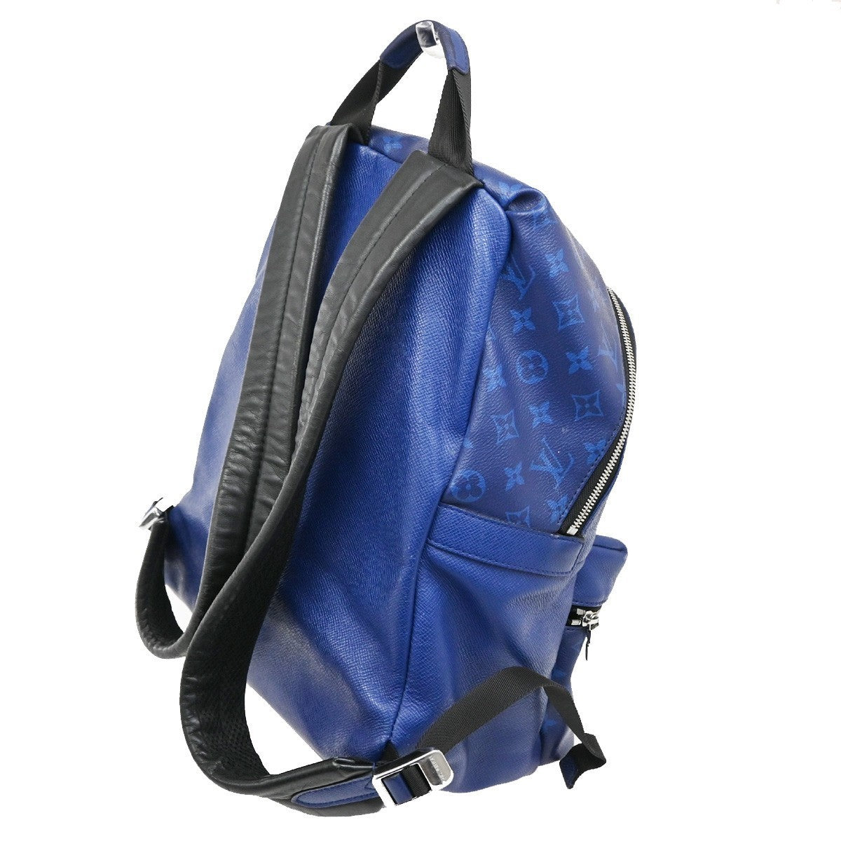 LOUIS VUITTON Discovery Backpack Taiga Llama Blue SHW M30229 99KB807