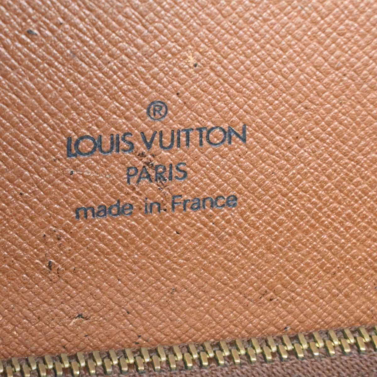 LOUIS VUITTON Courcelles Shoulder Bag Monogram Leather Brown M51375 30KB628