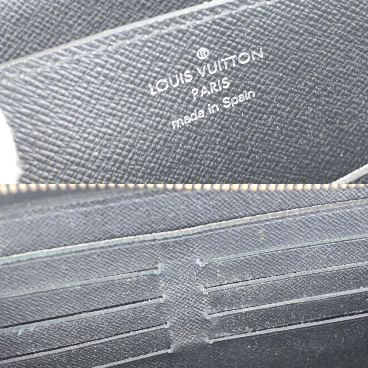 LOUIS VUITTON Zippy XL Long Travel Wallet Monogram Eclipse BK M61698 62YG561